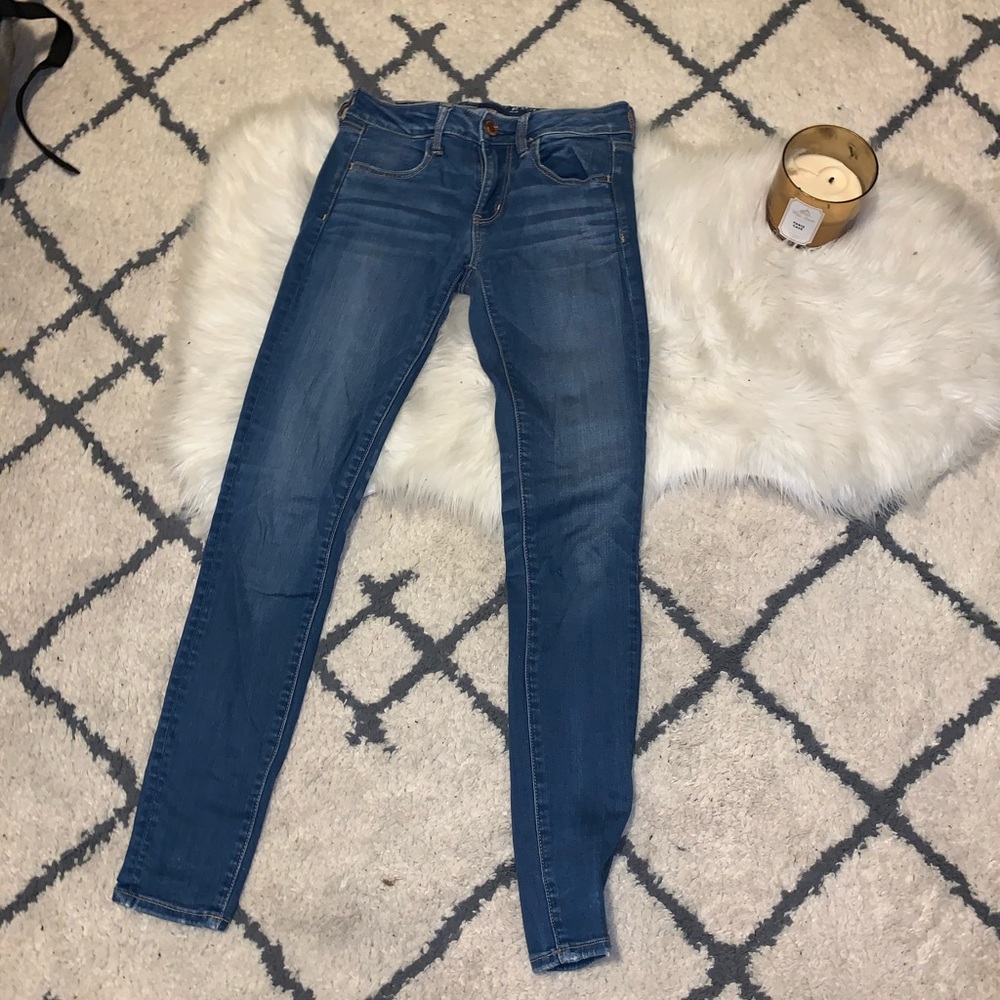American Eagle Medium-Light-wash jeans